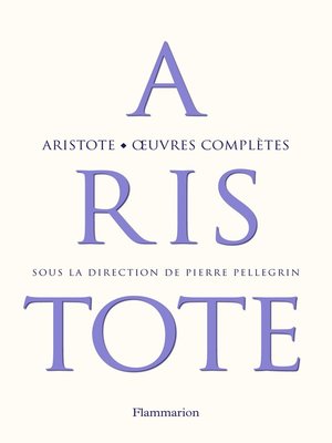 cover image of Œuvres complètes